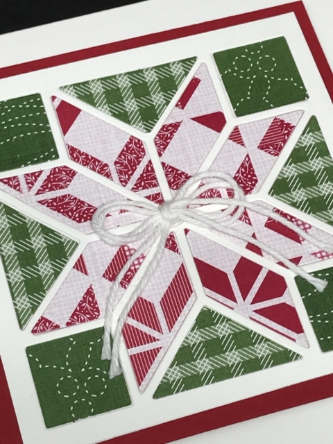 Christmas Cards Using Christmas Quilt