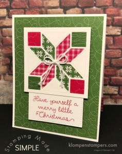 Christmas Cards Using Christmas Quilt