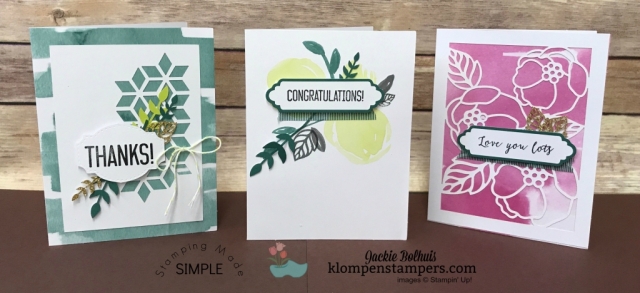 Soft Saying card kit from Stampin' Up! An all-inclusive kit to make 20 cards