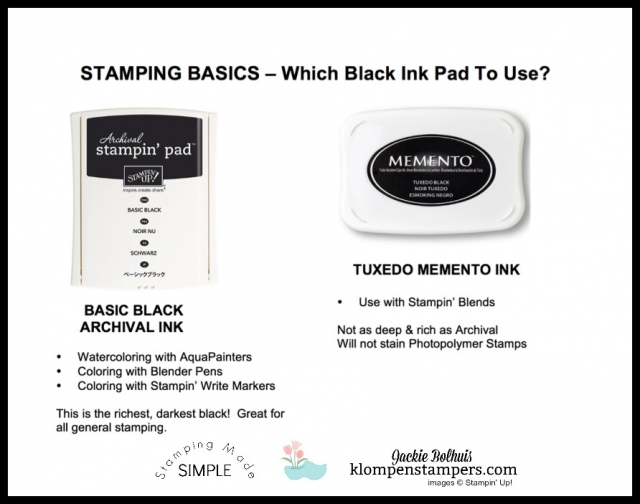 Stamping Basics Different Types of Ink Pads Klompen Stampers