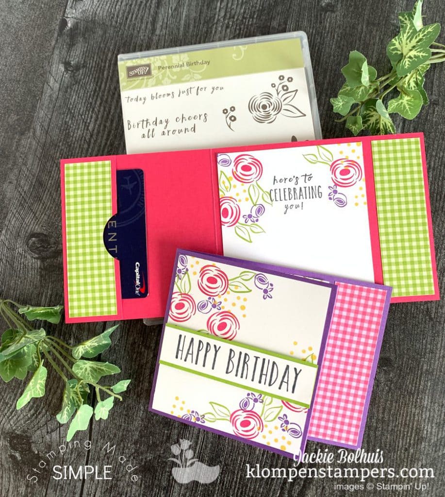 How to Make a Gift Card Holder the Easy Way Klompen Stampers