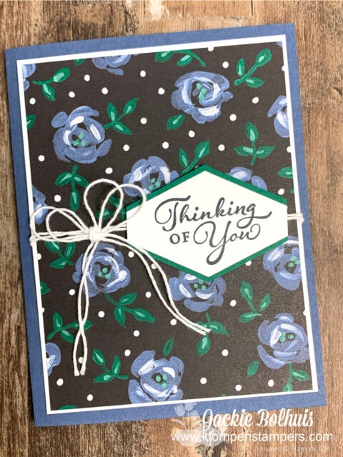 One awesome handmade card to say 'Thinking of You'