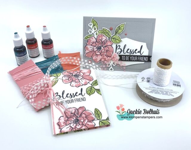 I love all these greeting card ideas with the To a Wild Rose stamp set.