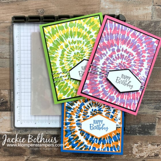 Tie Dye Card Anyone? Learn How to Make This Cool Idea for a Card