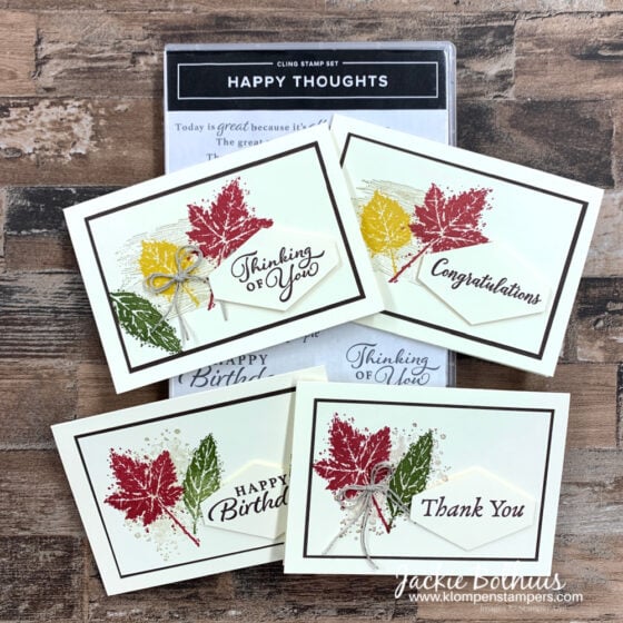 Can You Believe Beautiful Fall Cards Are This Easy To Make?