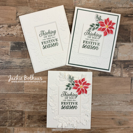 Why Is A Hybrid Embossing Folder All The Rage? 3 Christmas Card Ideas