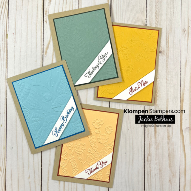 Embossing Folder Card Ideas YOUR New Favorites to Make?
