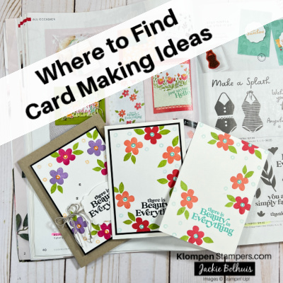 where to find card making ideas