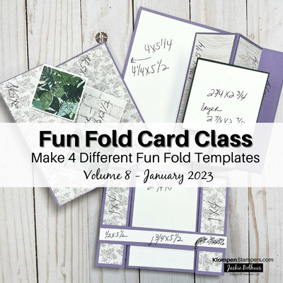 card making templates you can make with the fun folds vol 8 free video class