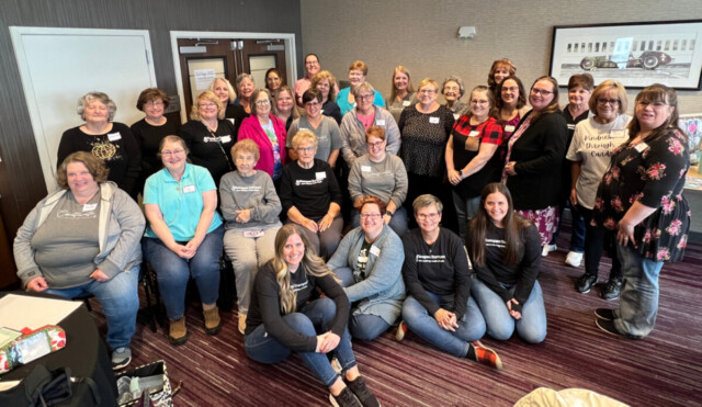 Klompen Stampers Demonstrator Team gathering for a day in Indy at the Stampin' Up! OnStage Convention Join Stampin' Up! and you can be a part of the number one team in the company