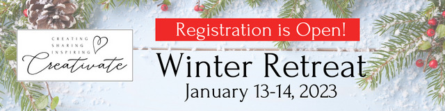 the creativate winter 2023 retreat registration is now open