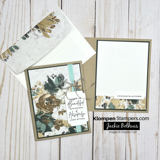 easy to make wedding card