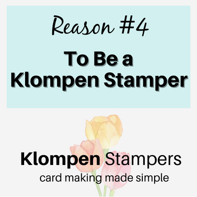 one of the best reasons to join stampin' up! is to be a part of the klompen stampers demonstrator team