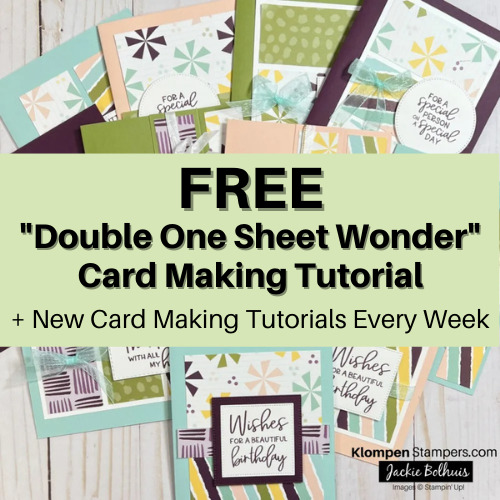 download free double one sheet wonder tutorial to make 11 different cards
