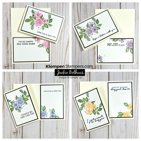 Make These Note Cards With the Petal Park Stamp Set